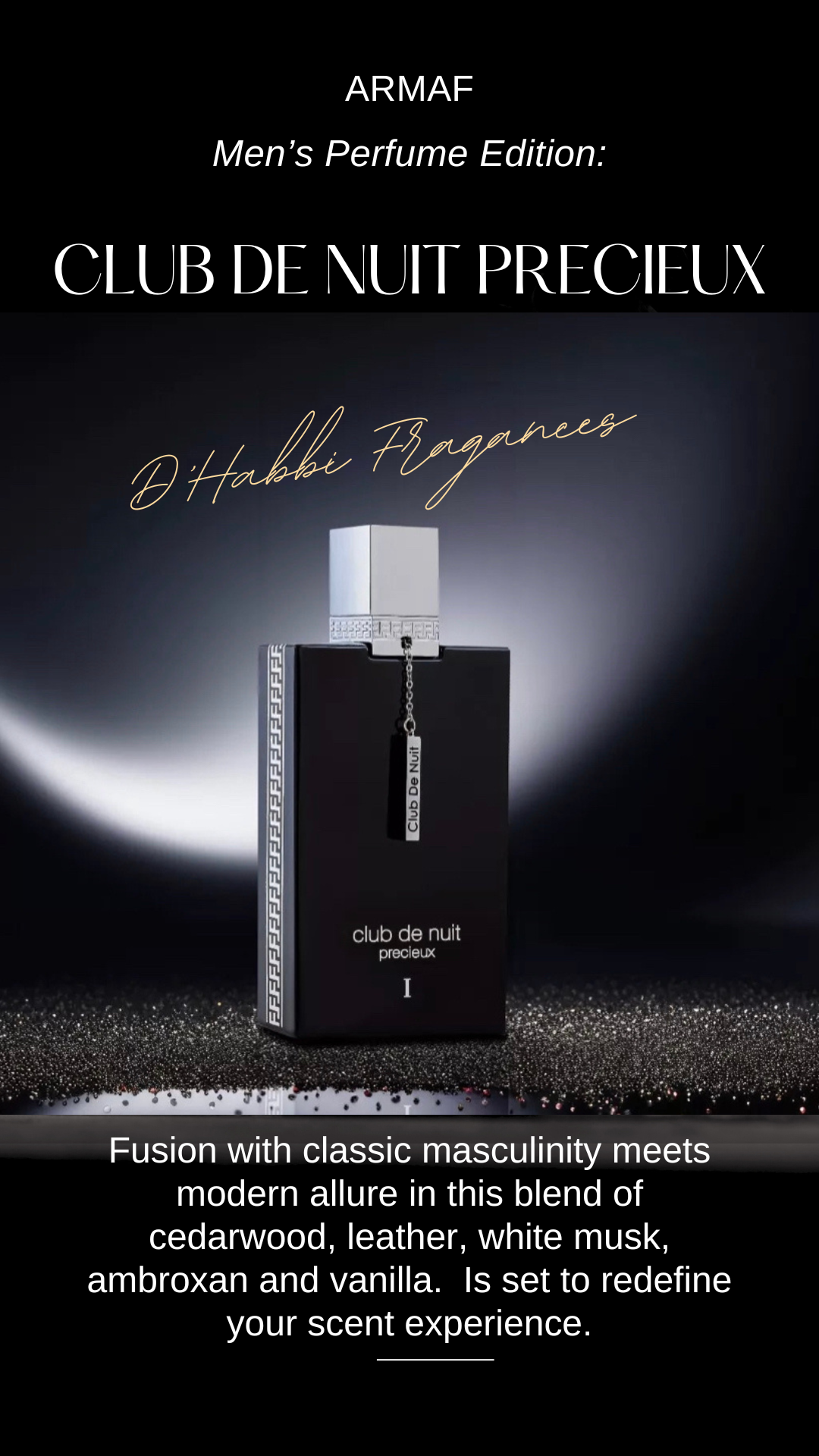 ARMAF CLUB DE NUIT PRECIEUX I EXTRAIT DE PARFUM