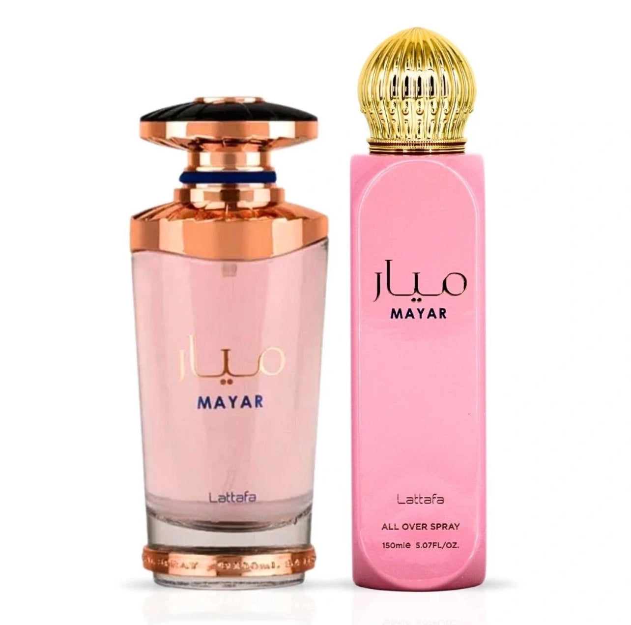 MAYAR ALL OVER SPRAY 150ML & MAYAR PERFUME 100ML BY LATTAFA (BUNDLE)