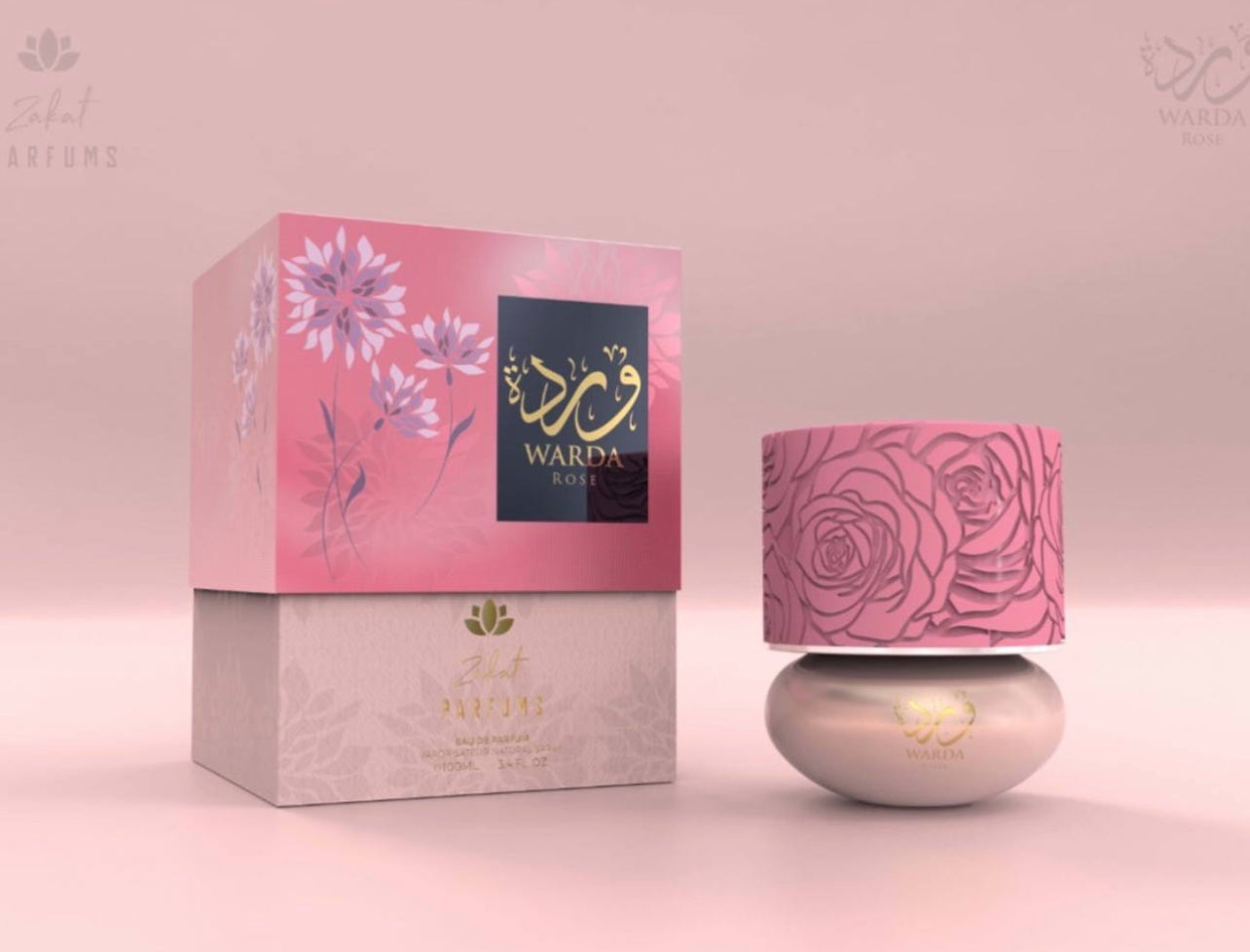 WARDA ROSE WOMEN EDP BY ZAKAT