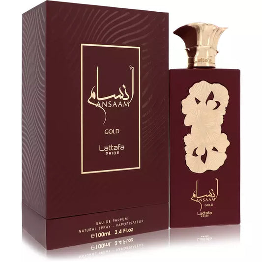 ANSAAM GOLD BY LATTAFA PRIDE EAU DE PARFUM 3.4 FL. OZ