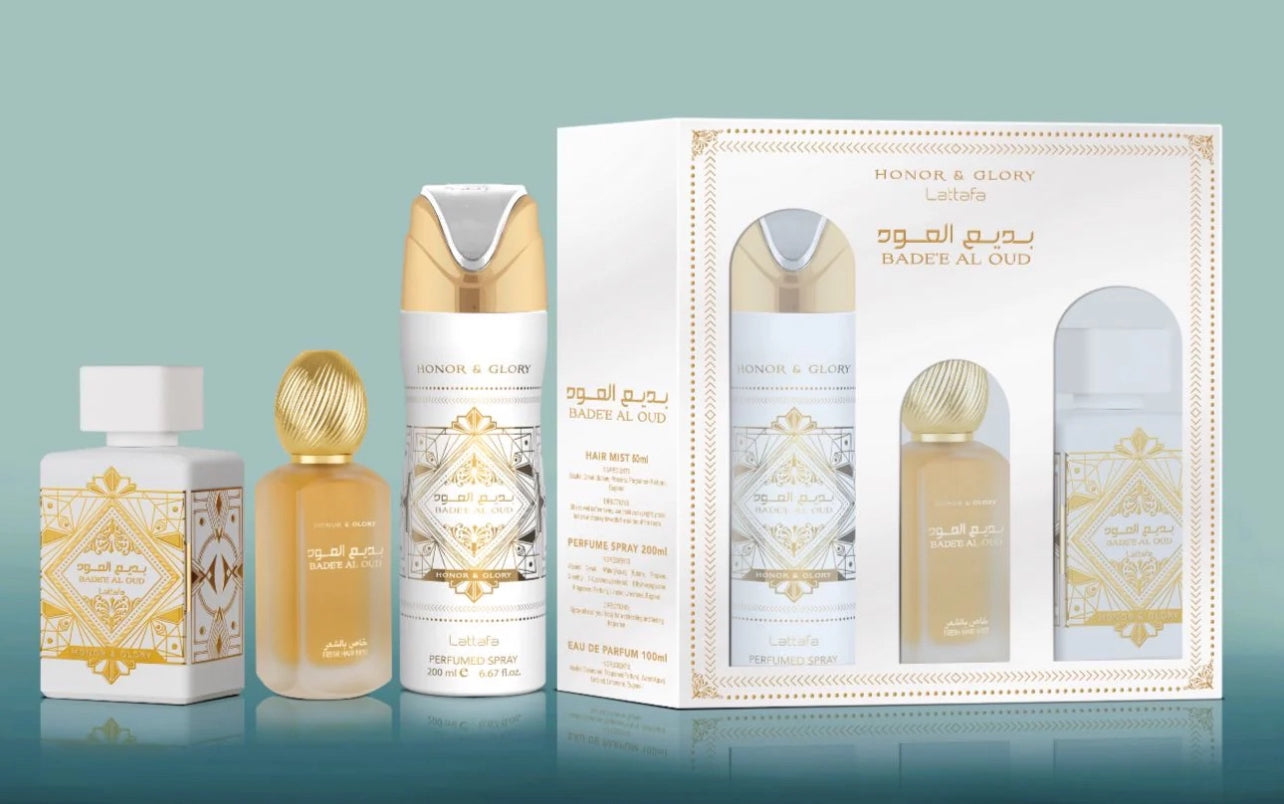 BADE E AL OUD HONOR & GLORY GIFT SET 3PCS