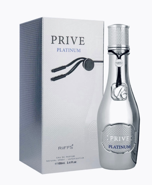 PRIVE PLATINUM BY RIIFFS EAU DE PARFUM 3.4FL. OZ.