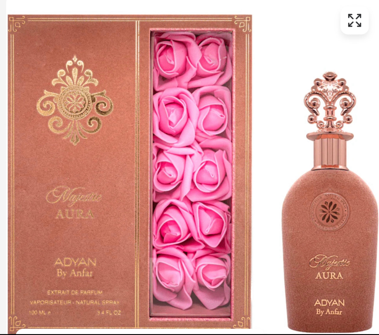 MAJESTIC AURA BY ADYAN EXTRAIT DE PARFUM 3.4FL. OZ.