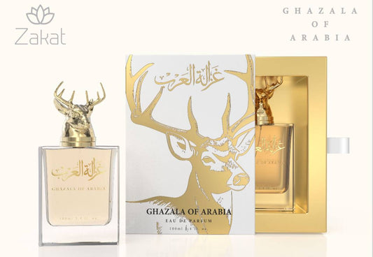 GHAZALA OF ARABIA BY ZAKAT LUXURY FRAGANCE EAU DE PARFUM 3.4FL. OZ.