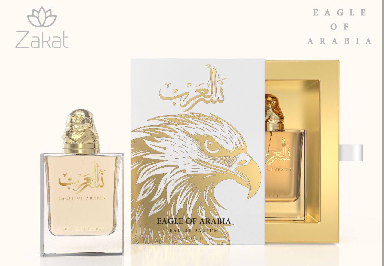 EAGLE OF ARABIA BY ZAKAT LUXURY FRAGANCE EAU DE PARFUM 3.4FL. OZ.