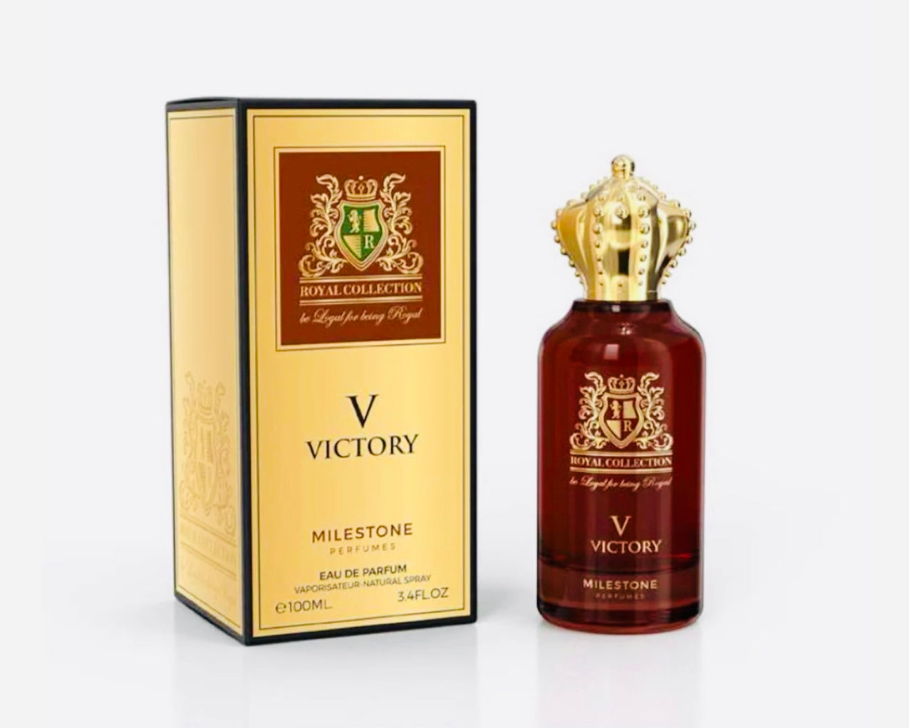 V VICTORY BY MILESTONE EAU DE PARFUM 3.4FL.OZ