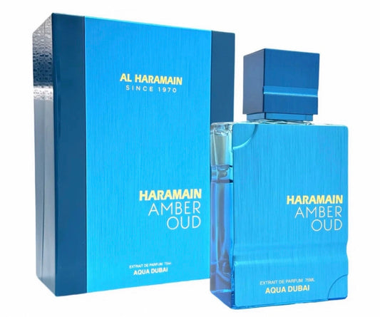 AMBER OUD AQUA DUBAI BY AL HARAMAIN EXTRAIT DE PARFUM 100 ML.