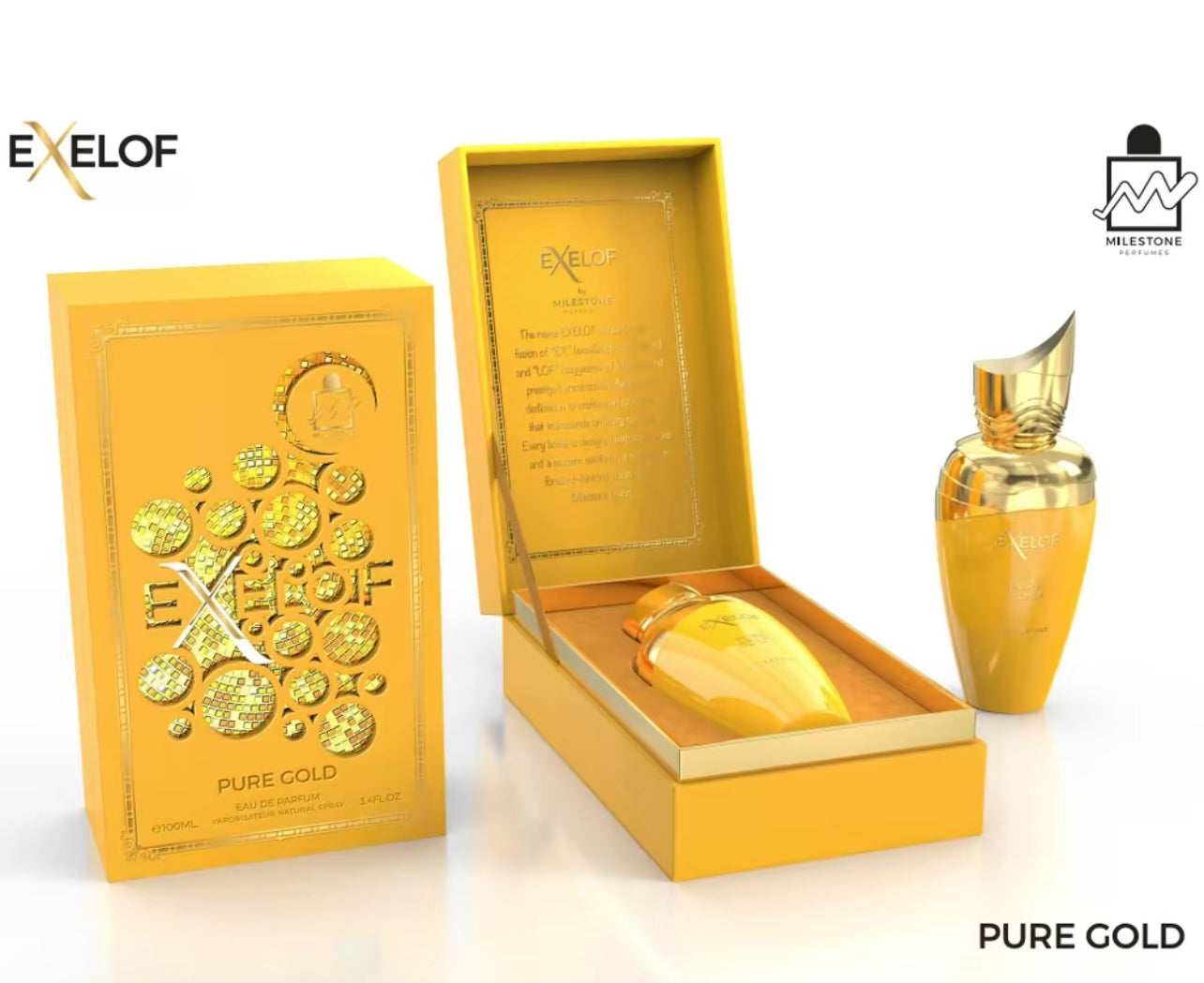 MILESTONE EXELOF PURE GOLD  85ML