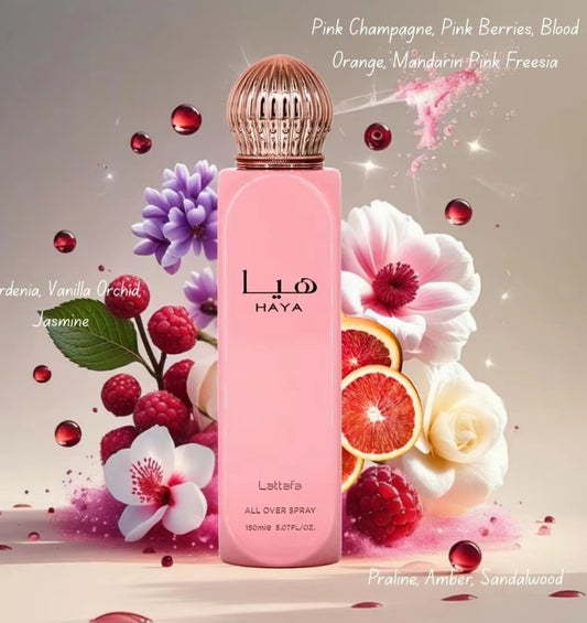 LATTAFA HAYA ALL OVER SPRAY  150ML