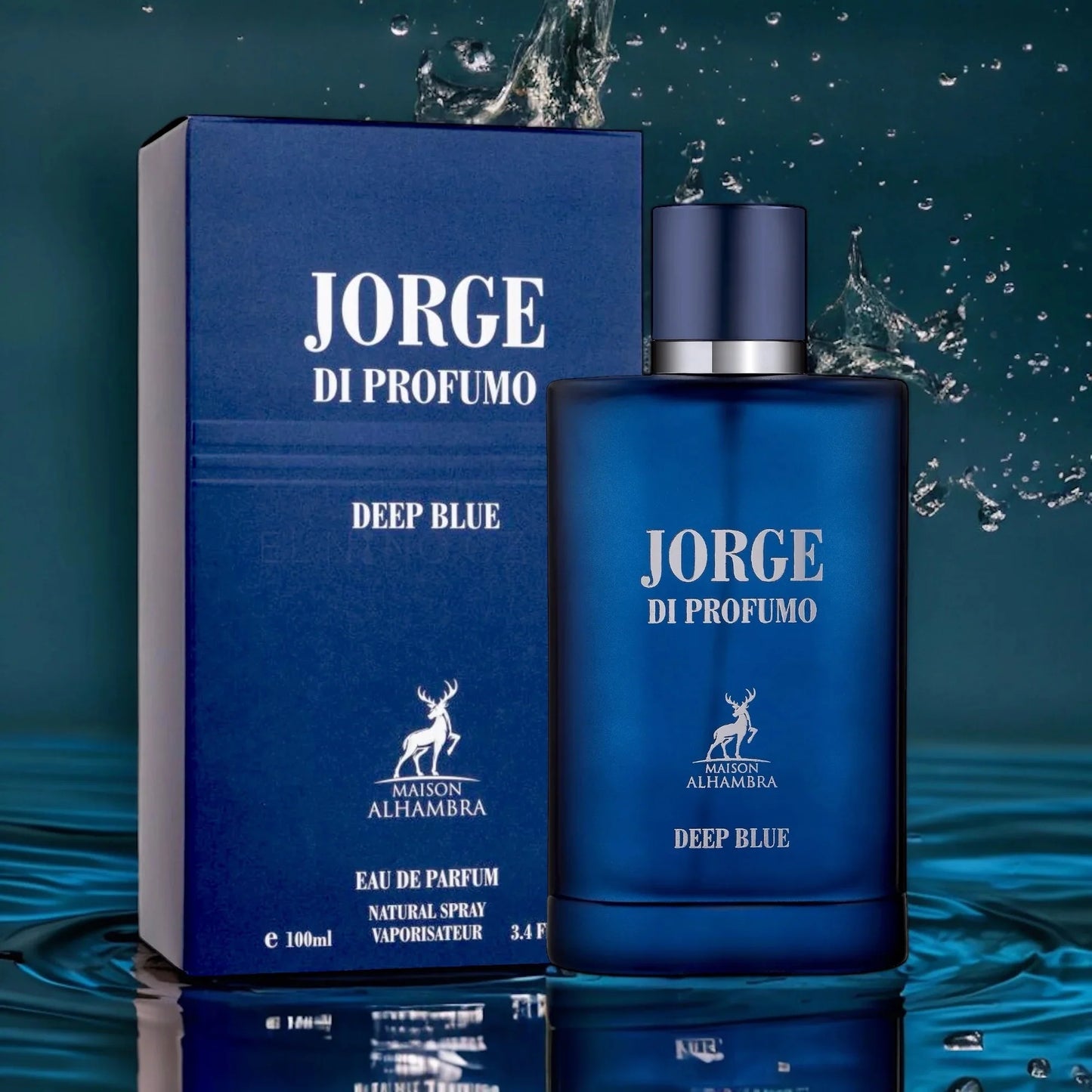 JORGE DI PROFONDO DEEP BLUE BY MAISON ALHAMBRA EAU DE PARFUM 3.4 ML